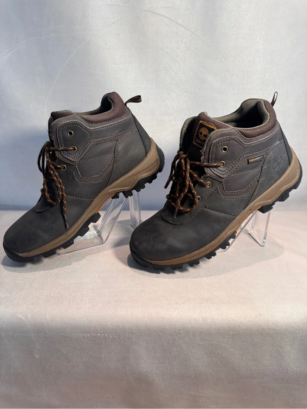 Timberland Gray and Tan Men's Waterproof Hiking Boots